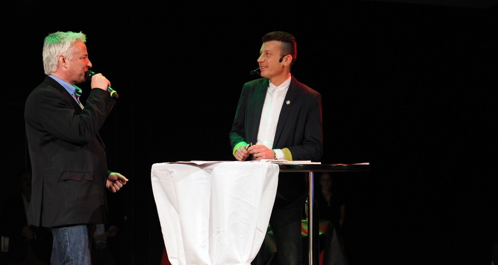 Thomas Rosch (Moderator) und Dirk Himbert (Sommelier)